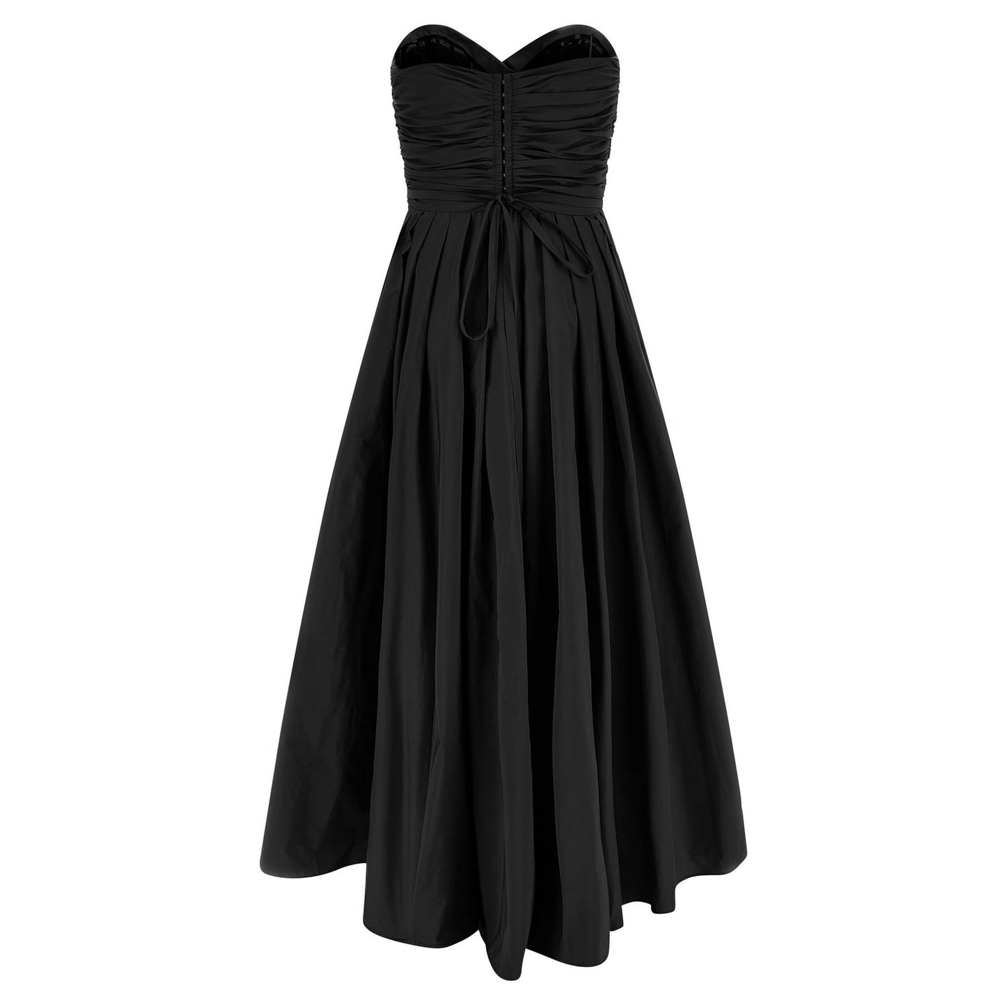 PINKO Black Polyester Long Dress