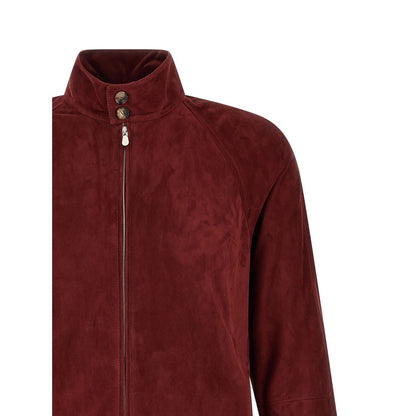 Brunello Cucinelli Multicolor Lamb Leather Leather Jacket