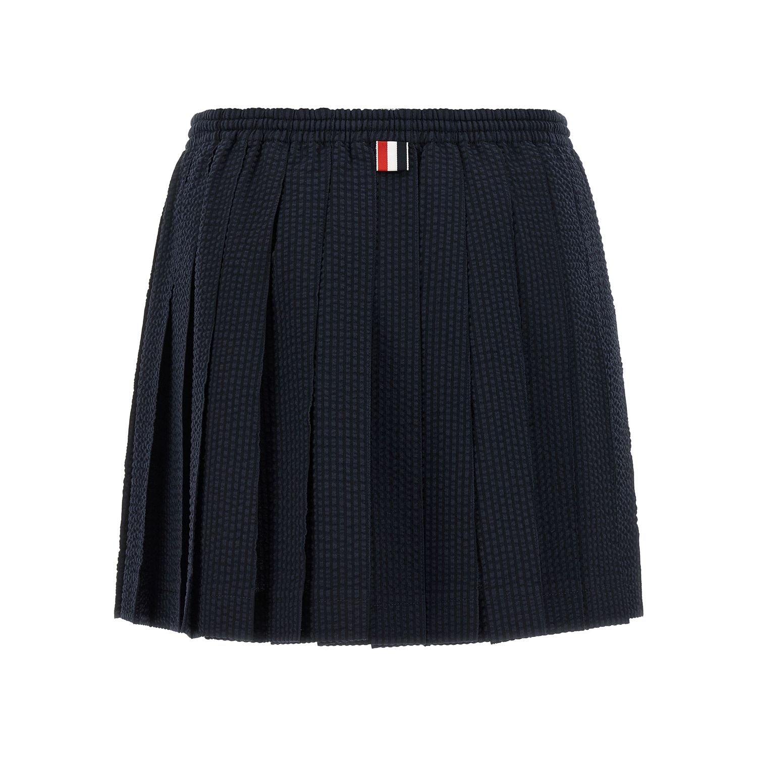 Thom Browne Blue Wool Long Skirt