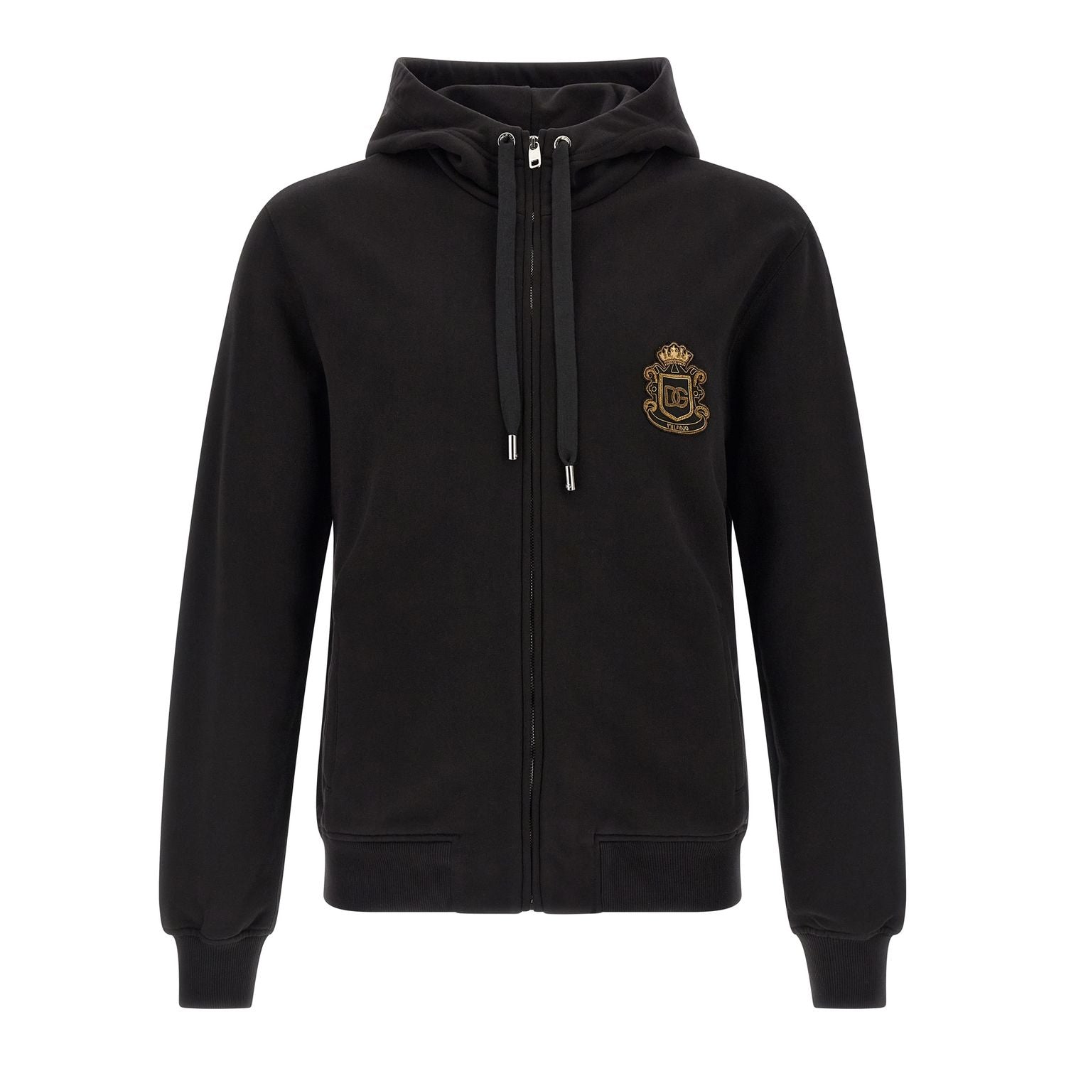 Dolce & Gabbana Black Cotton Sweatshirt