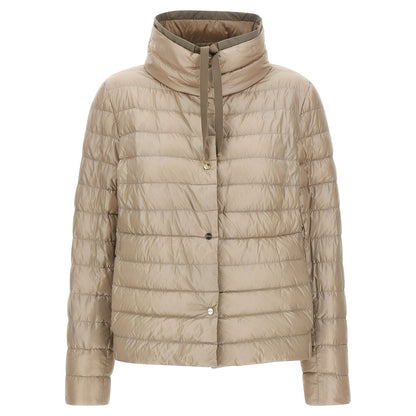 Herno Brown Polyamide Full-Length Jacket