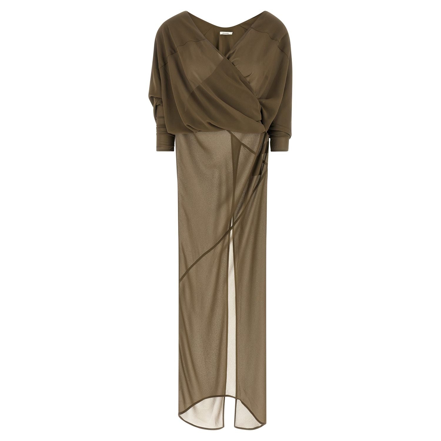 Entire Studios Bicolor Polyester Long Dress