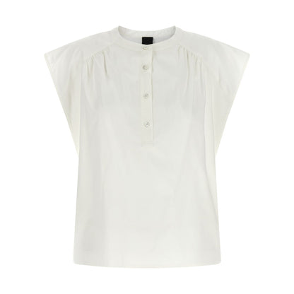 PINKO White Cotton Blouse