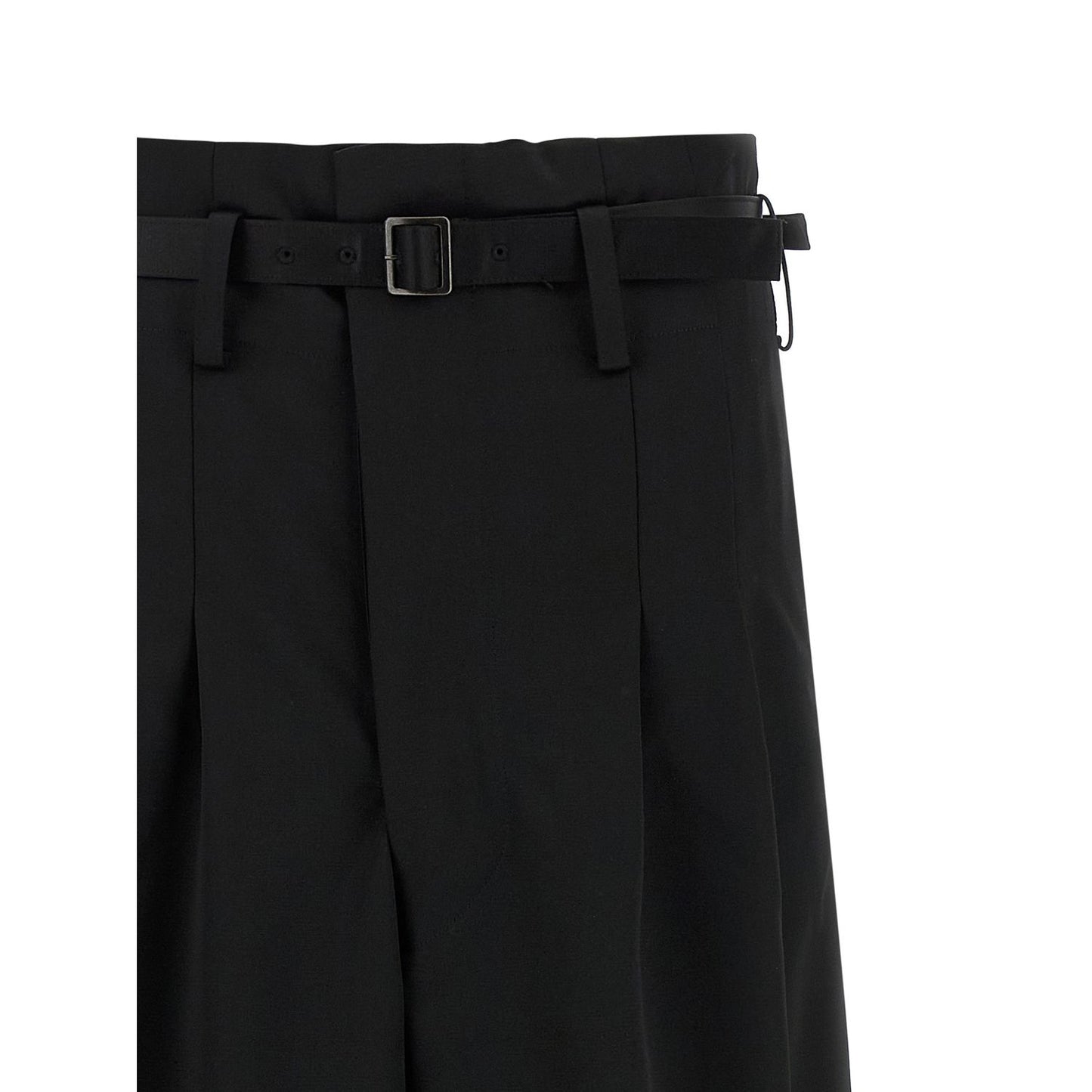 Junya Watanabe Black Acetate Flared Pants