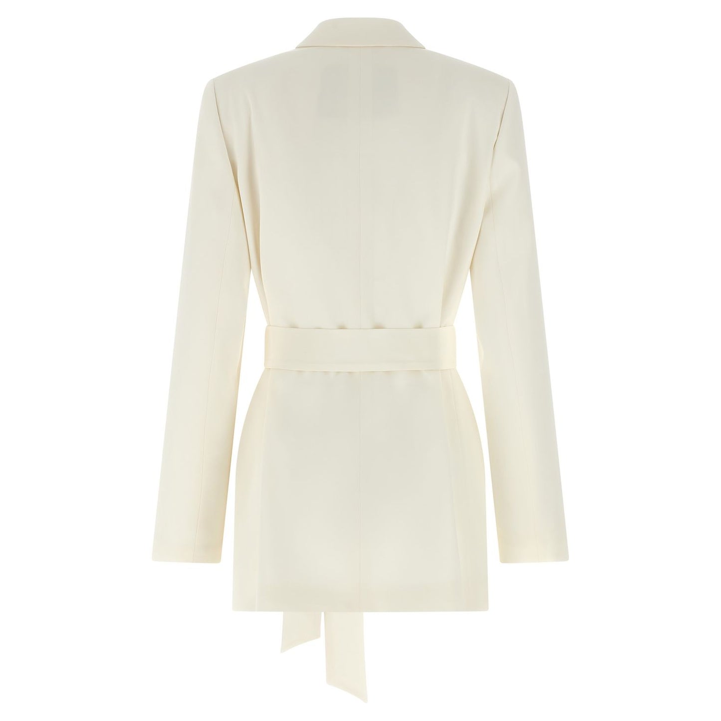 Kiton White Silk Blazer