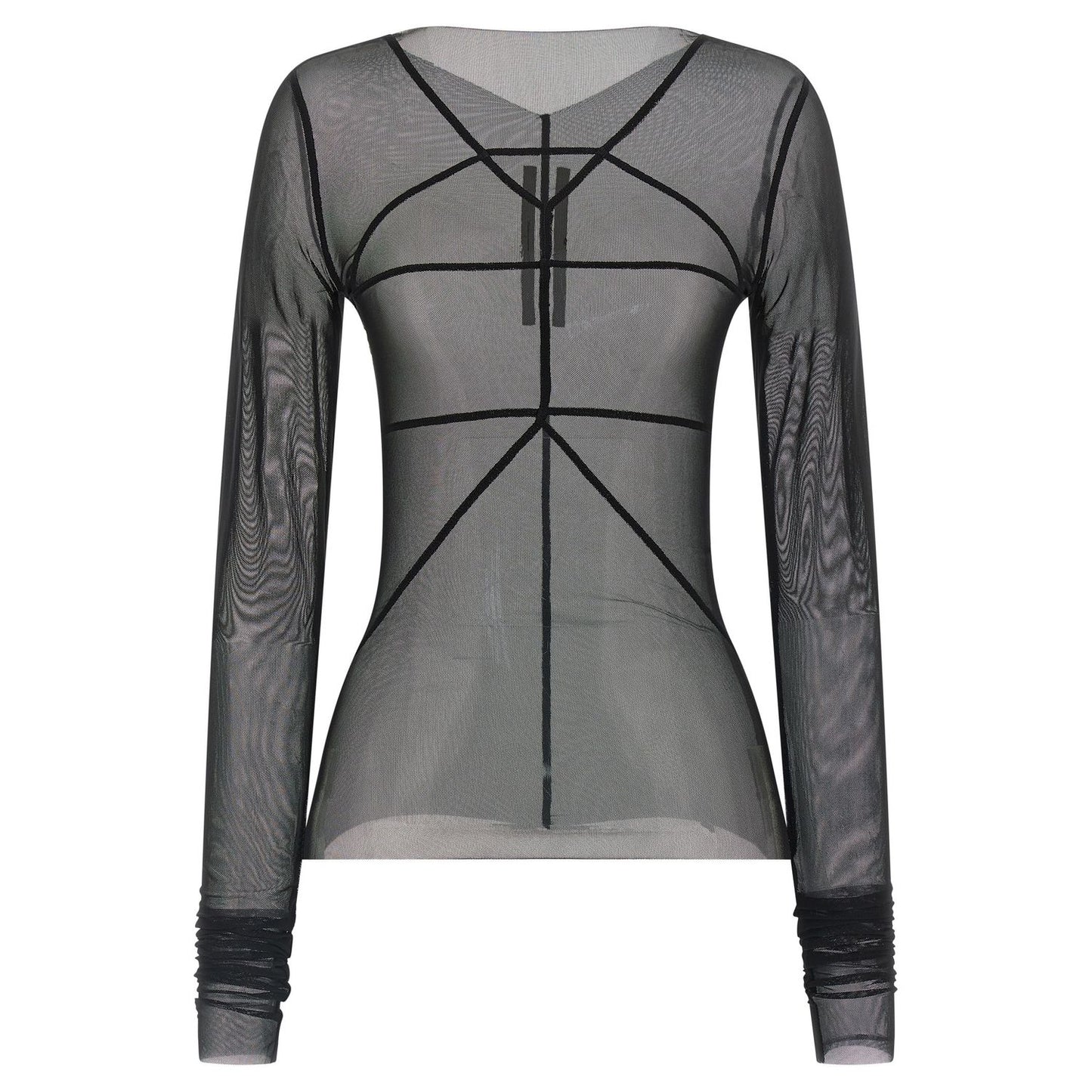 Rick Owens Black Nylon Cardigan