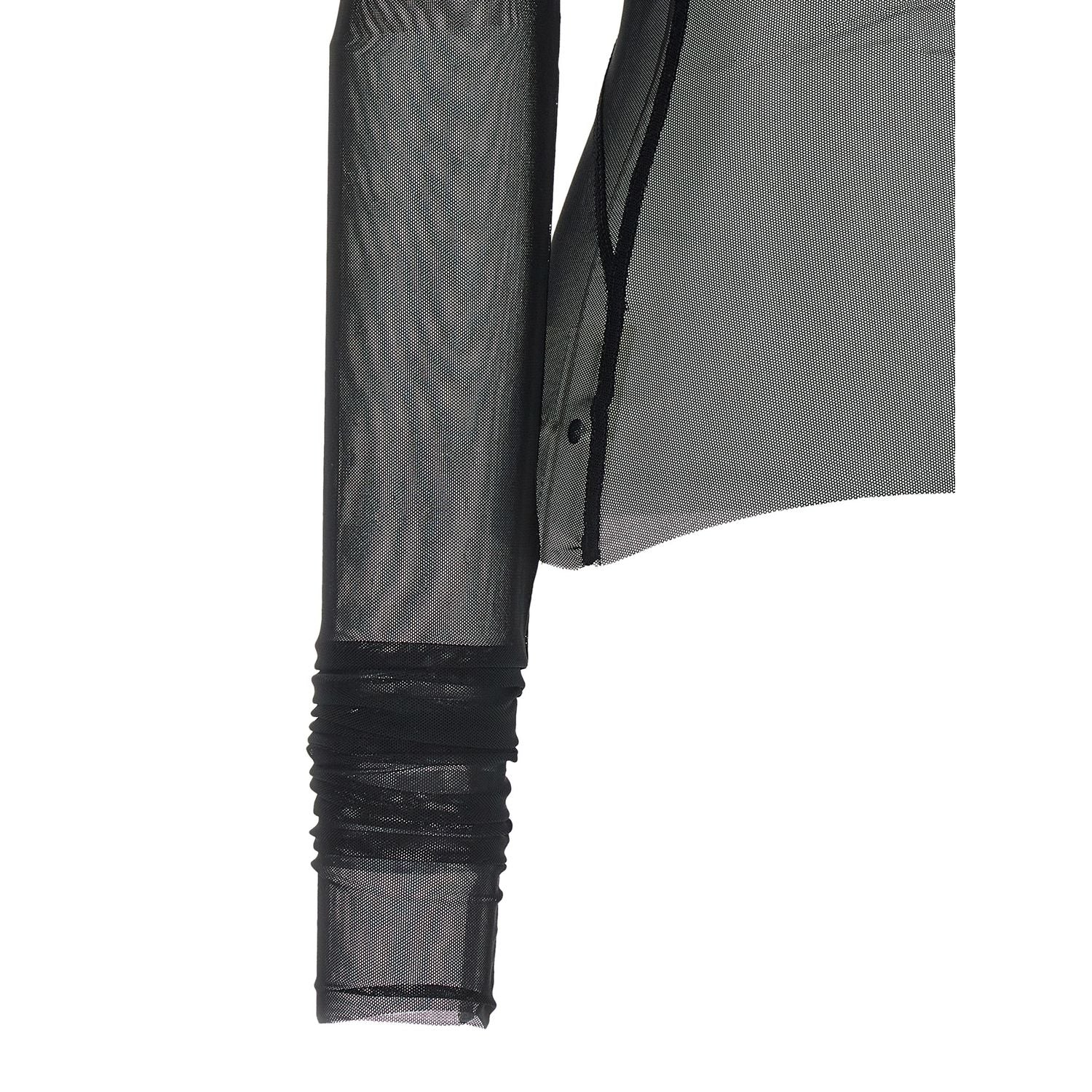 Rick Owens Black Nylon Cardigan