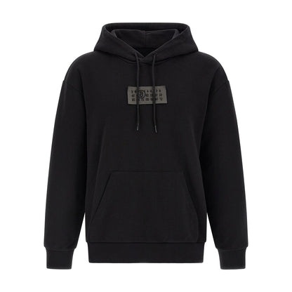 MM6 Maison Margiela Black Cotton Sweatshirt
