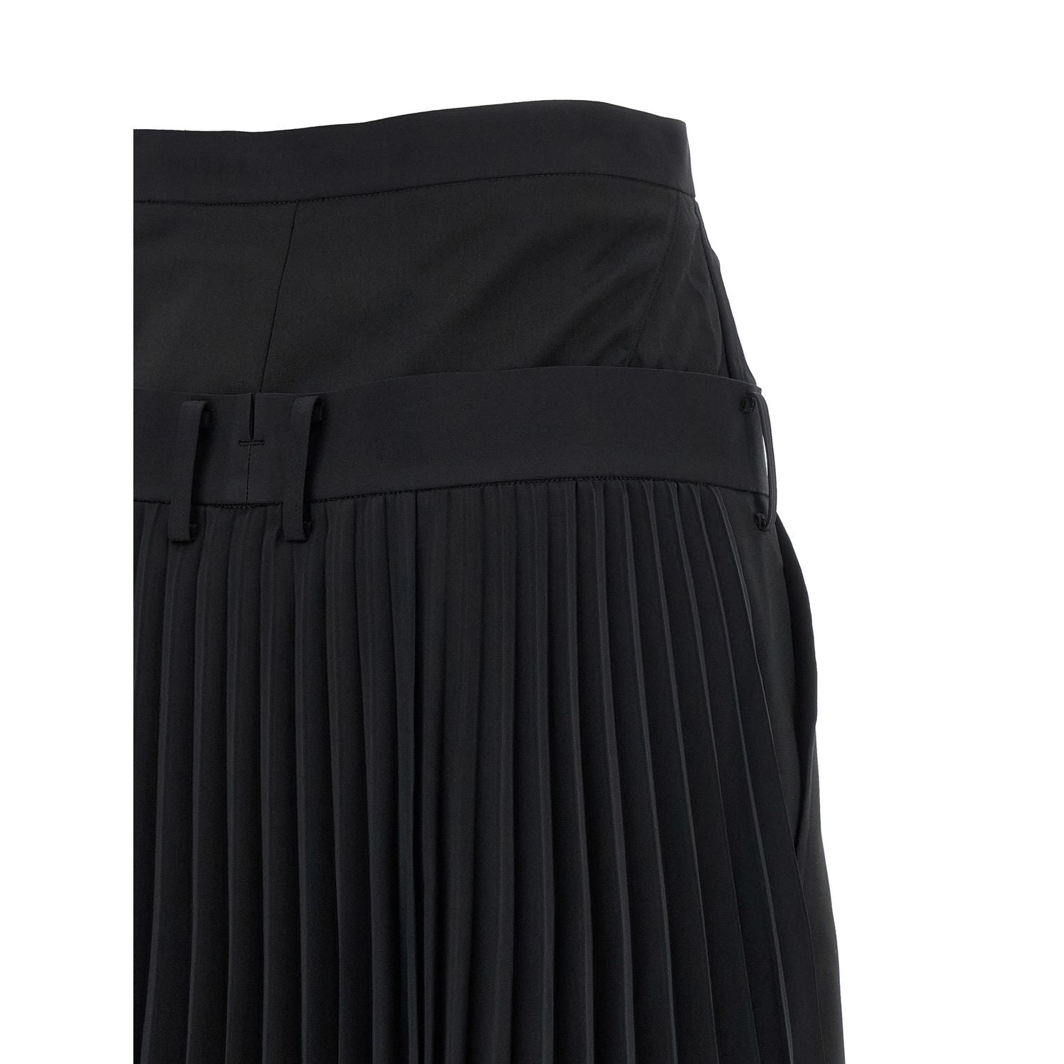 Junya Watanabe Black Wool Pants