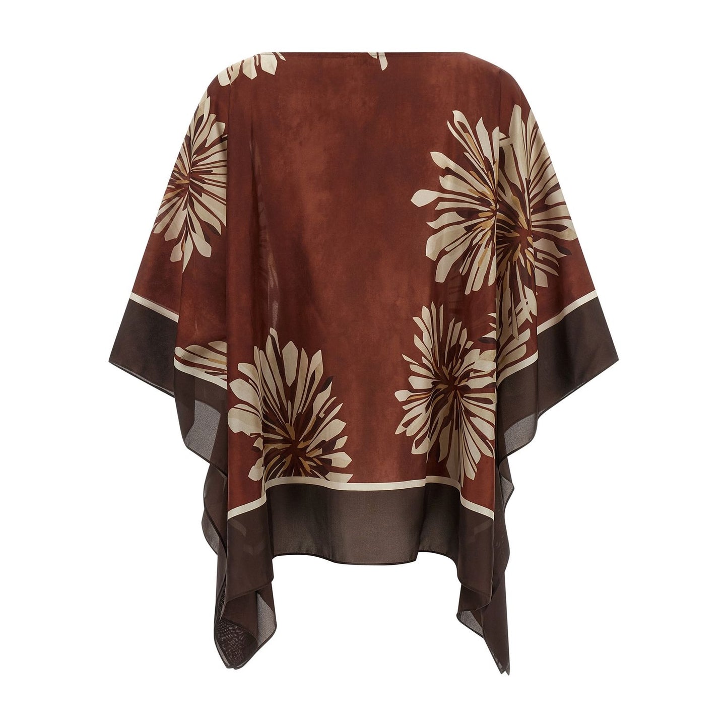 Brunello Cucinelli Bordeaux Silk Blouse