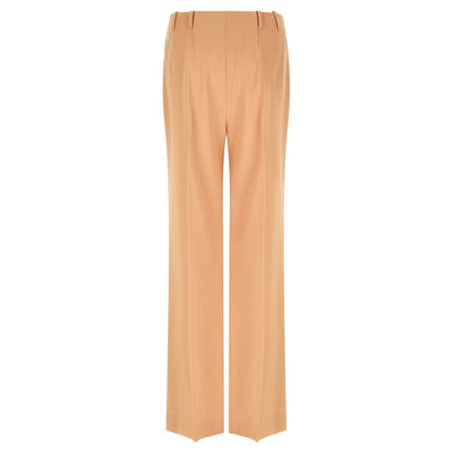 Ermanno Scervino Beige Acetate Casual Pants