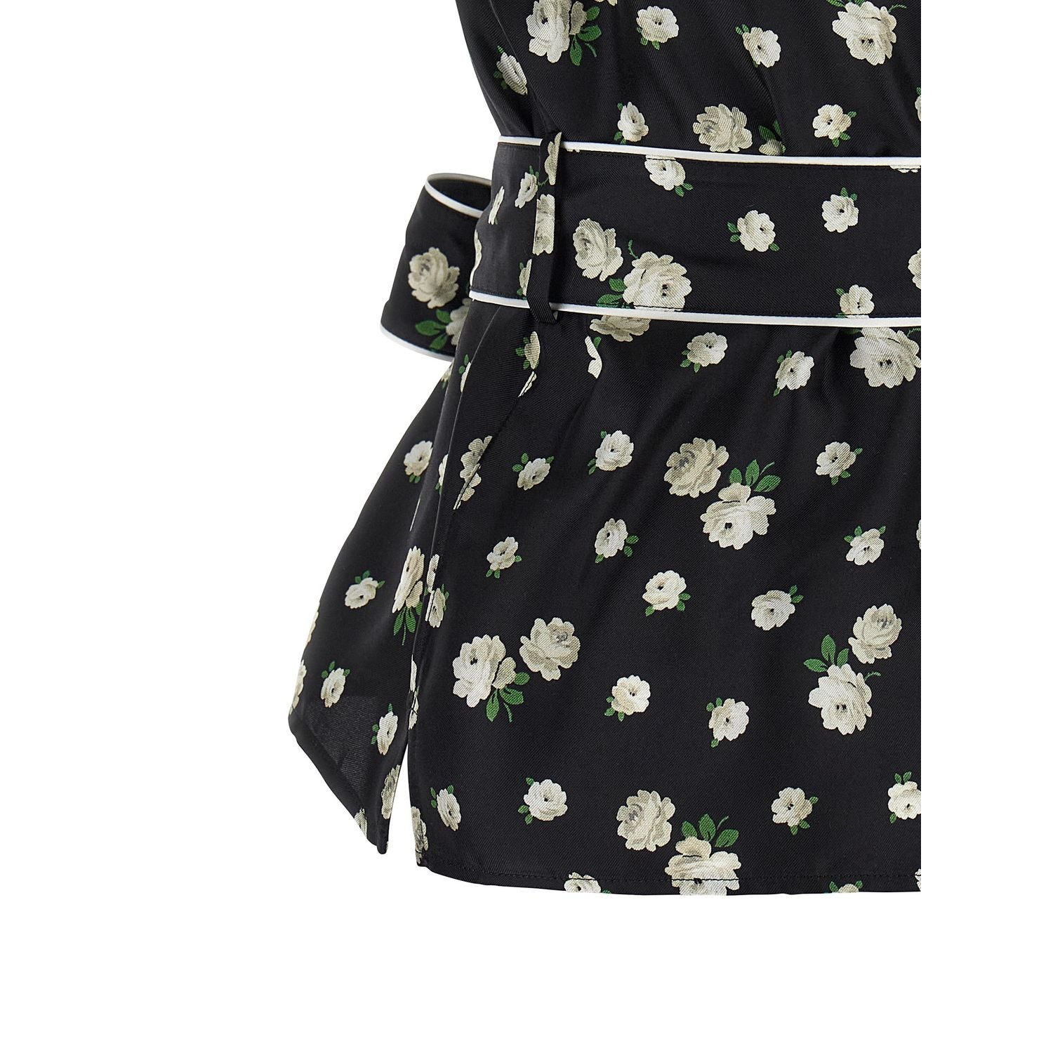 Dolce & Gabbana Black Silk Blouse