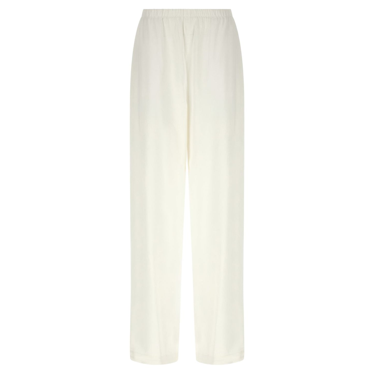 Max Mara White Linen Casual Pants