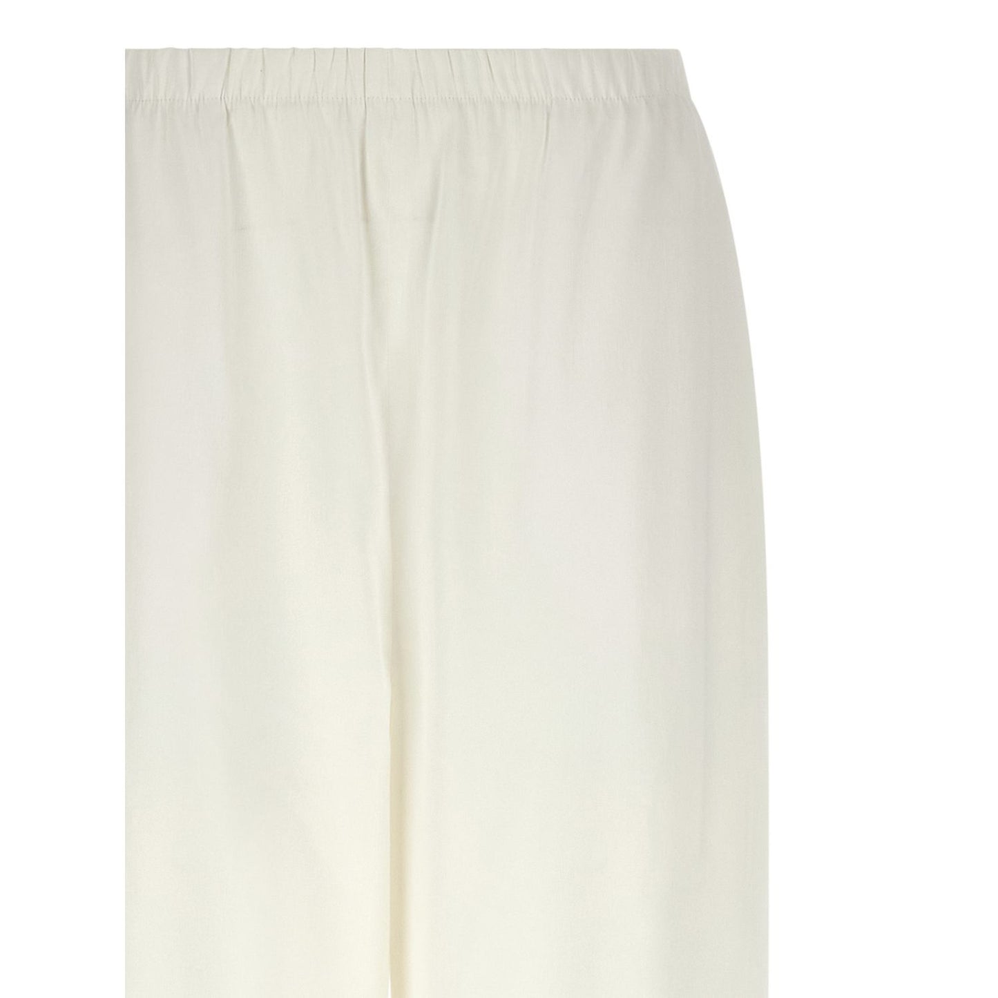 Max Mara White Linen Casual Pants