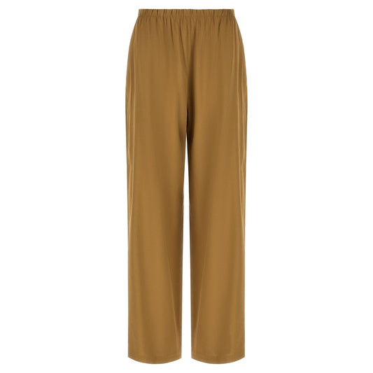 Max Mara Beige Linen Casual Pants