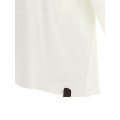 Max Mara White Linen Blouse