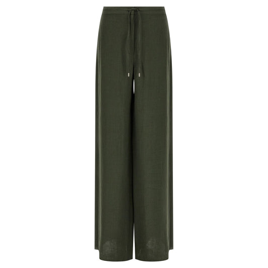 Max Mara Bicolor Linen Casual Pants