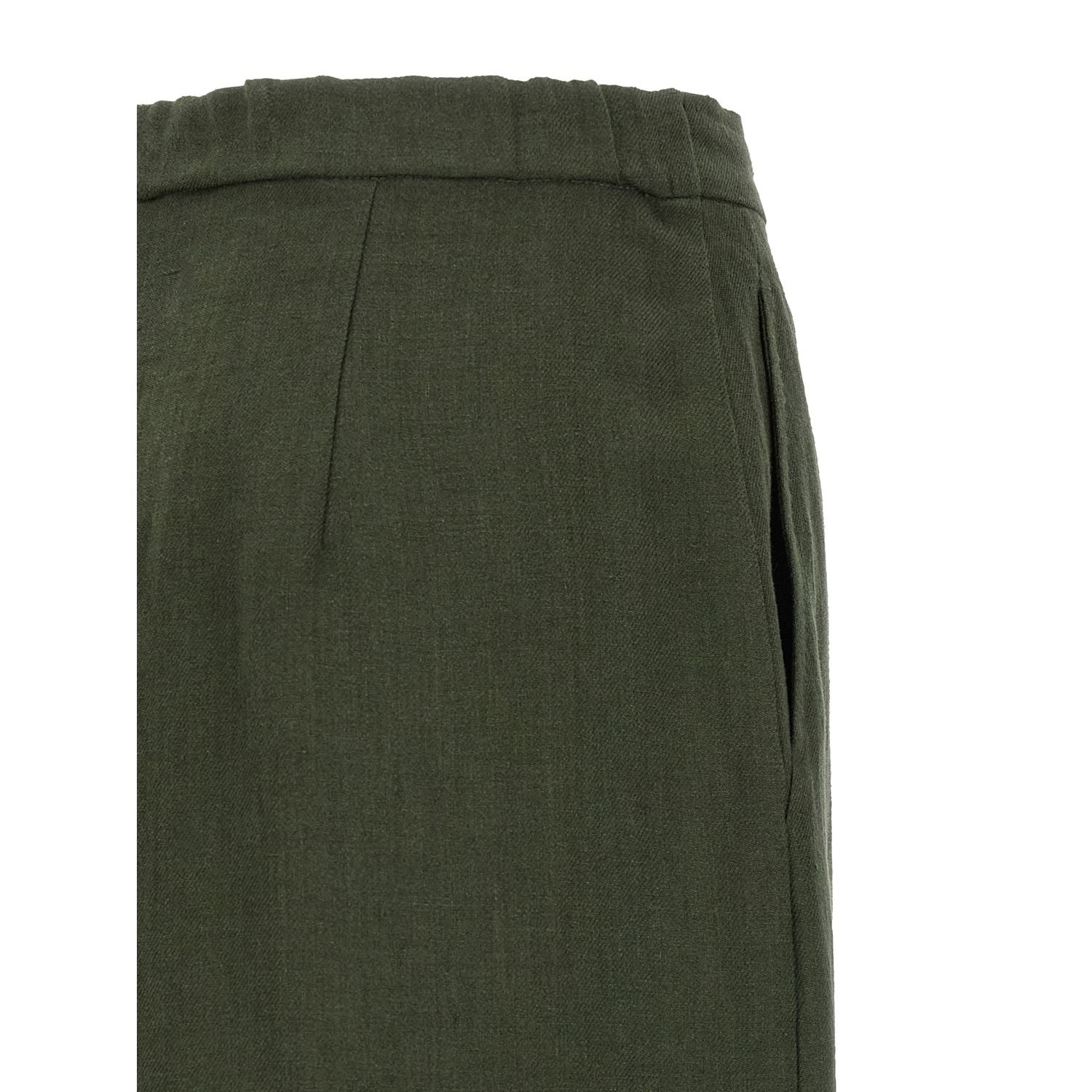 Max Mara Bicolor Linen Casual Pants