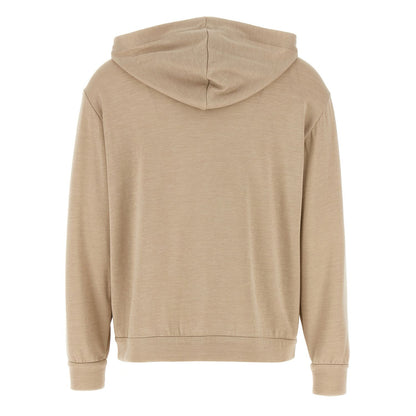 Brunello Cucinelli Beige Cotton Hoodie