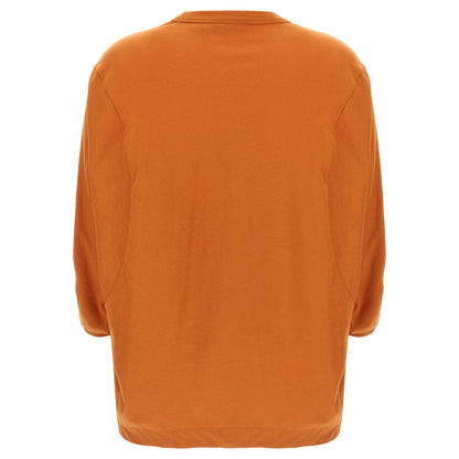 Dries Van Noten Orange Cotton T-Shirt