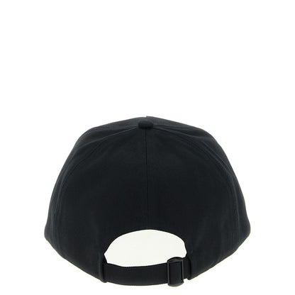 Moncler Black Cotton Cap (Baseball Hat)