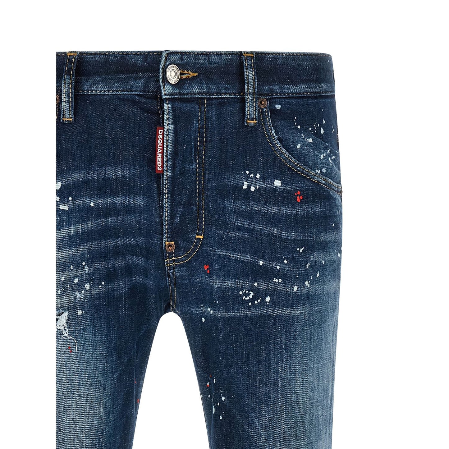 Dsquared² Blue Cotton Jeans Denim