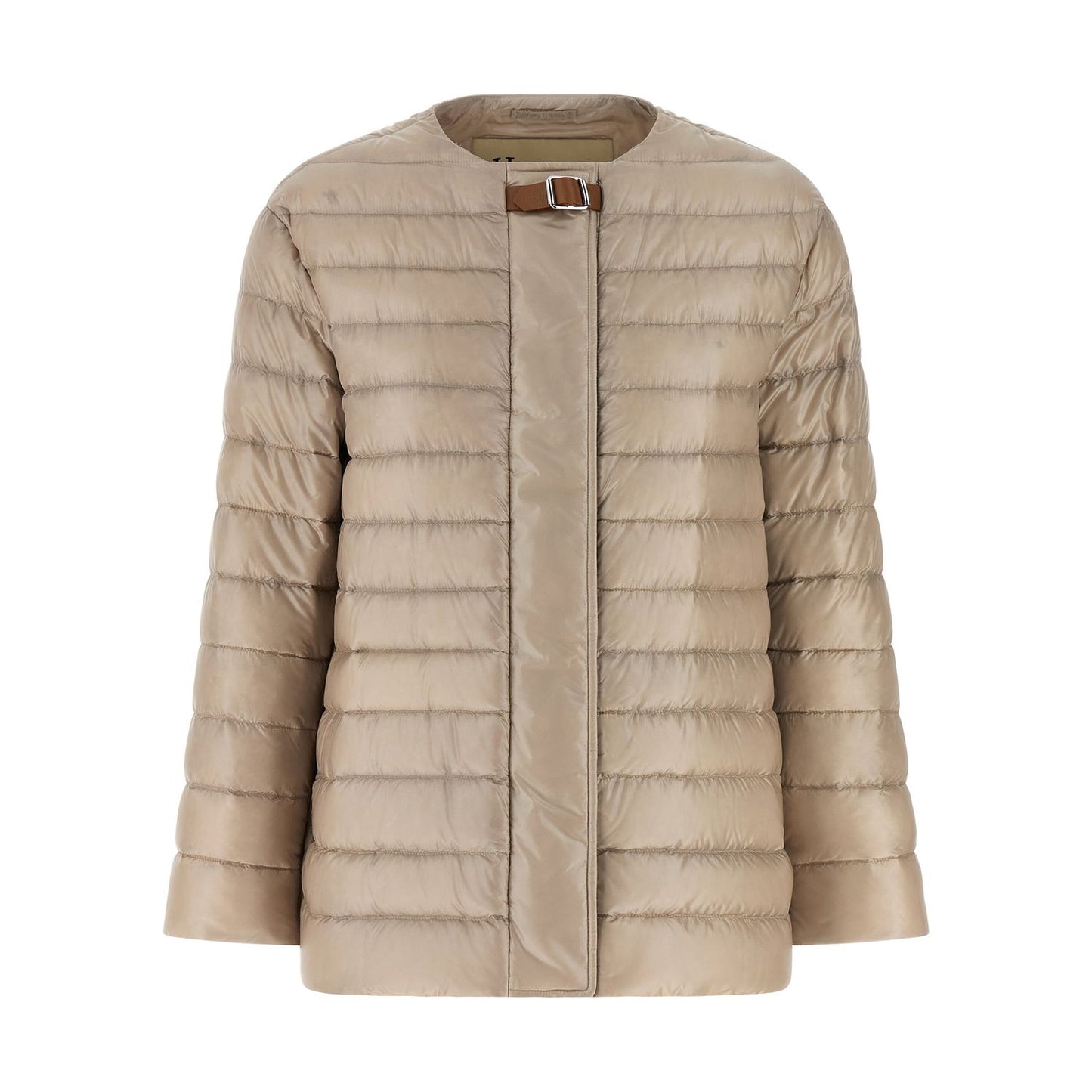 Herno Beige Polyamide Full-Length Jacket
