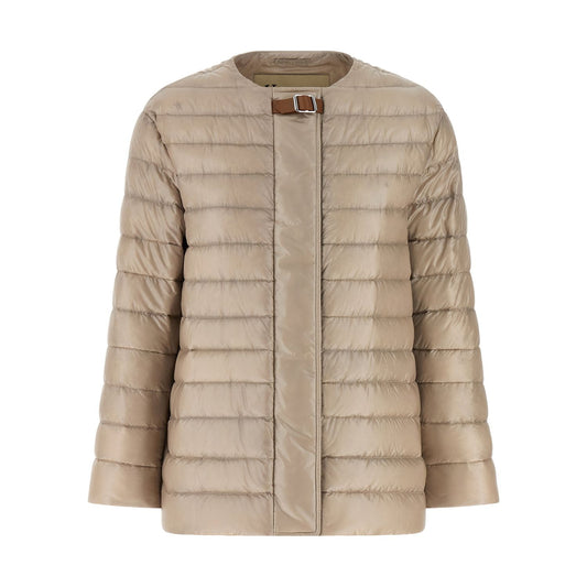 Herno Beige Polyamide Full-Length Jacket