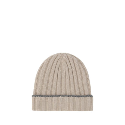 Brunello Cucinelli Beige Cashmere Beanie