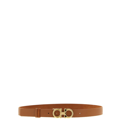 Ferragamo Brown Calfskin Regular Belt