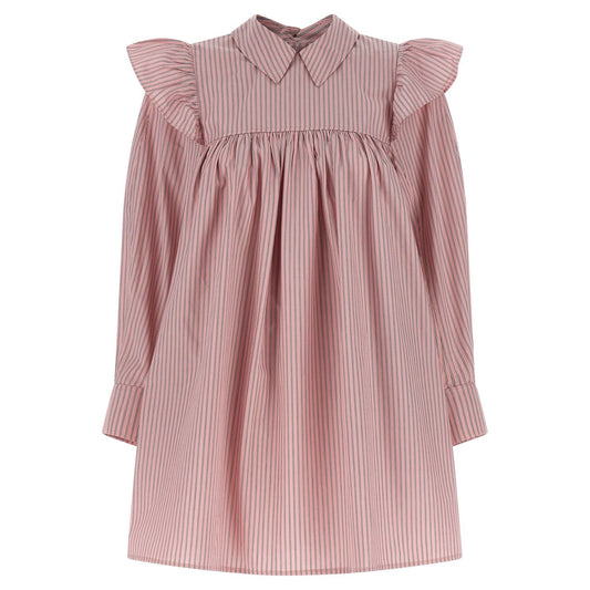 Ganni Multicolor Organic Cotton Short Dress