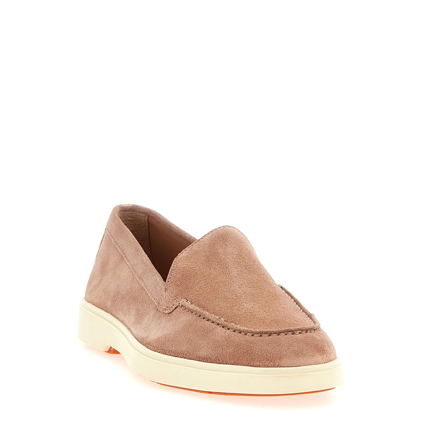 Santoni Multicolor Calfskin Slip-On Loafers