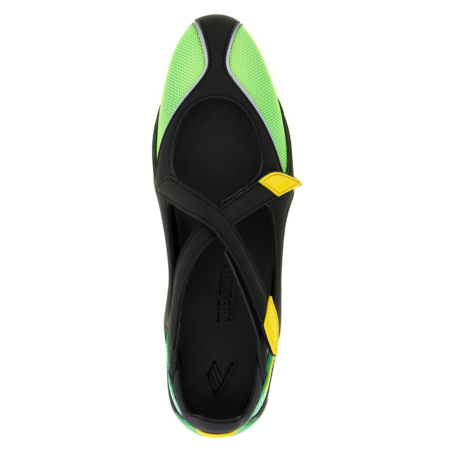 The Attico Bicolor Polyethylene Ballet Flats