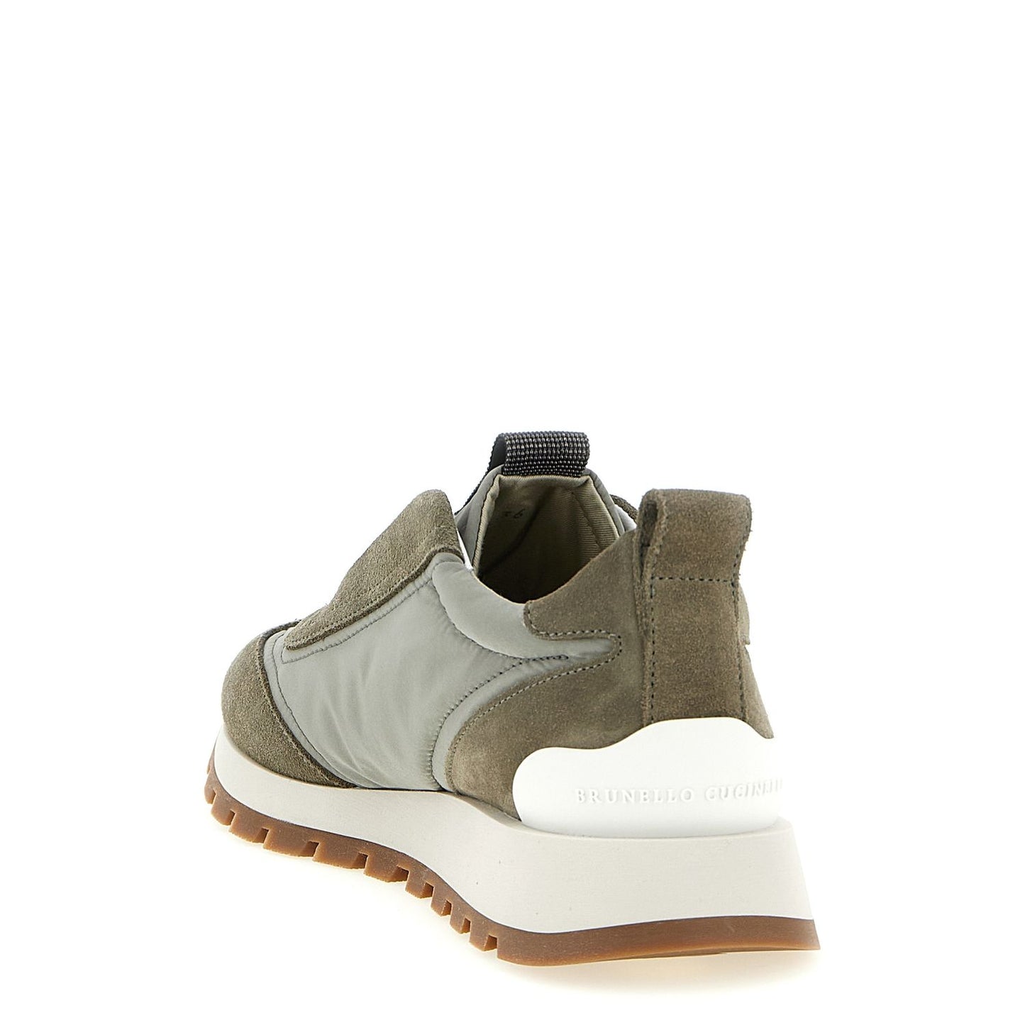 Brunello Cucinelli Bicolor Polyester Athletic Sneakers