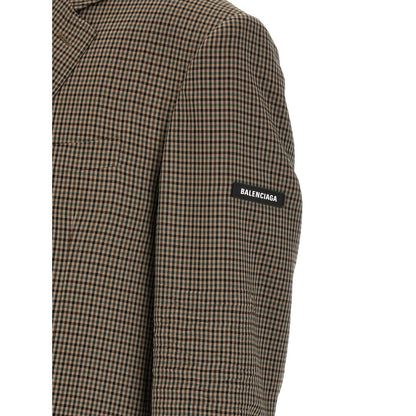 Balenciaga Brown Lyocell Blazer