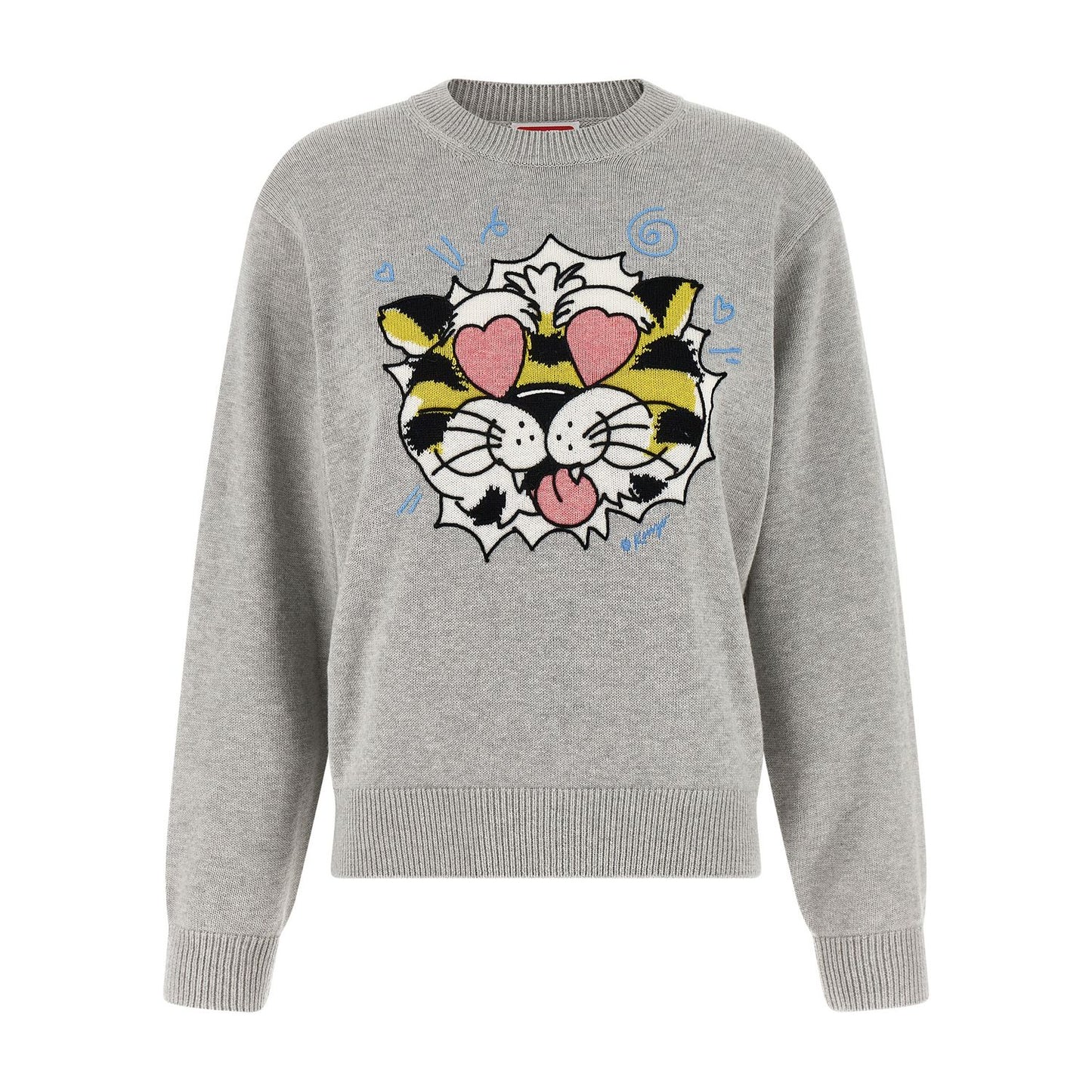 Kenzo Gray Wool Cardigan