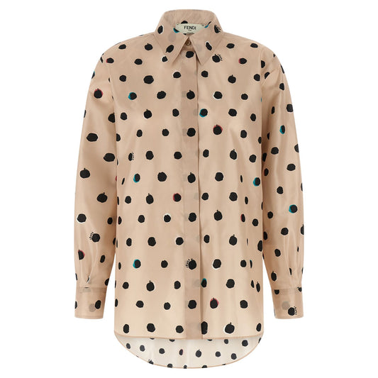 Fendi Multicolor Silk Blouse