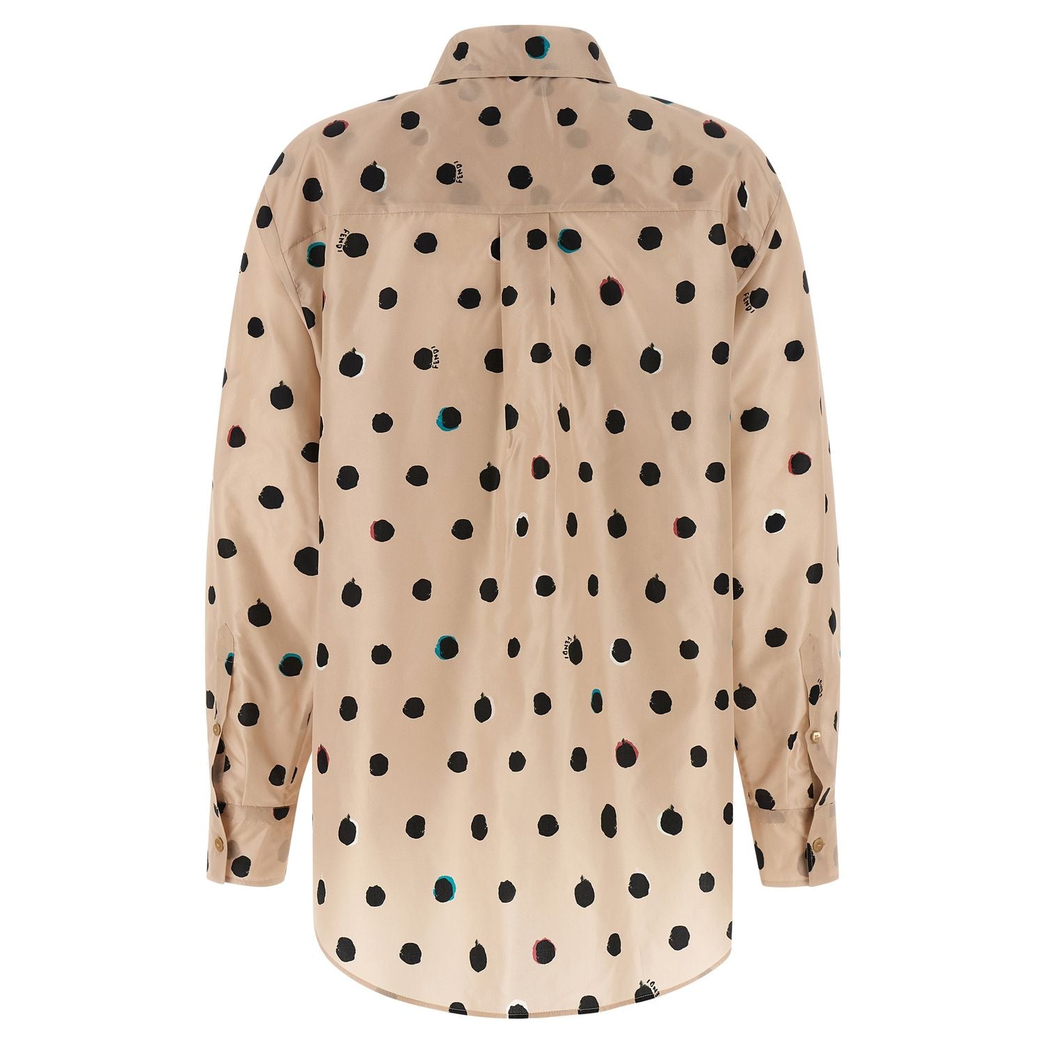 Fendi Multicolor Silk Blouse