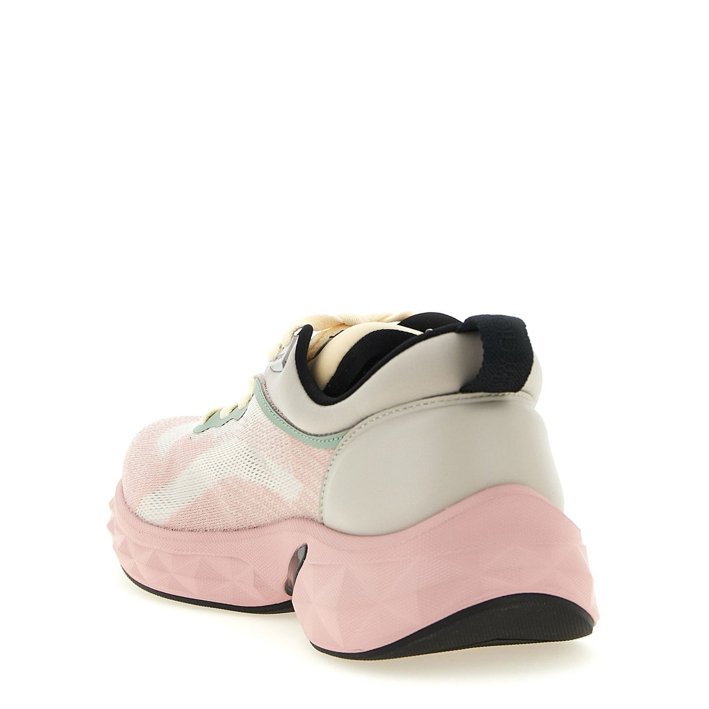 Jimmy Choo Multicolor Tencel Athletic Sneakers