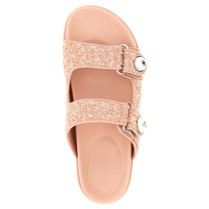 Jimmy Choo Multicolor Tencel Slides
