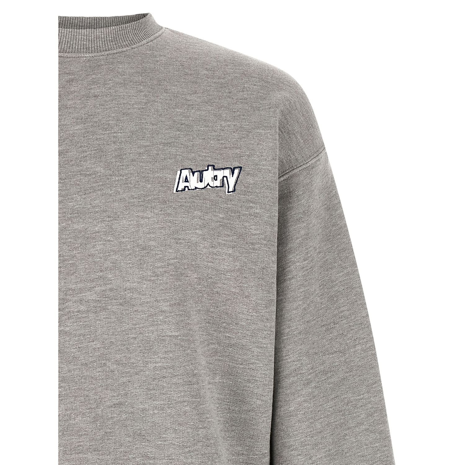Autry Gray Cotton Sweatshirt
