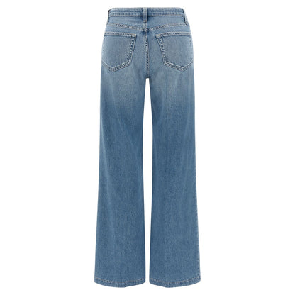 L'Agence Blue Cotton Jeans Denim