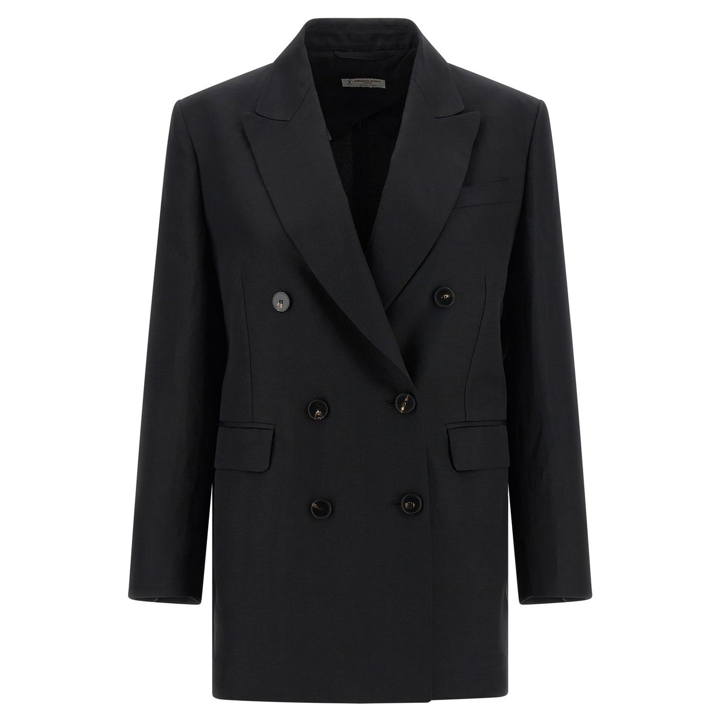 Alberto Biani Black Viscose Blazer