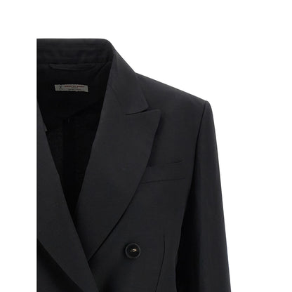 Alberto Biani Black Viscose Blazer