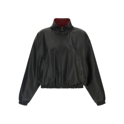 Balenciaga Black Lamb Leather Leather Jacket