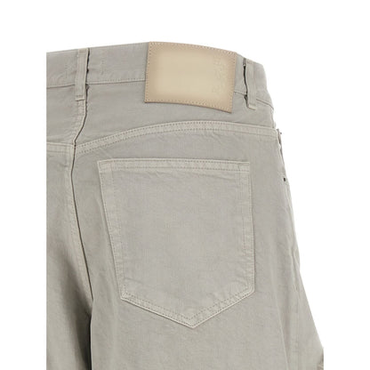 Haikure Gray Cotton Flared Jeans