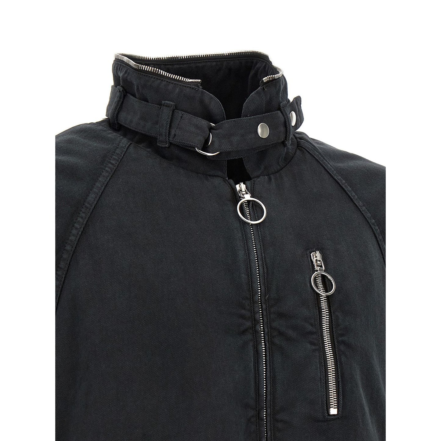 Namacheko Black Cotton Shell Jacket
