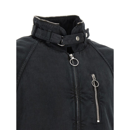 Namacheko Black Cotton Shell Jacket