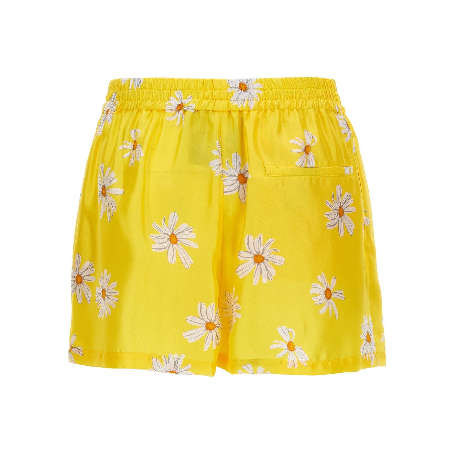 Moschino Bicolor Silk Bermuda Shorts