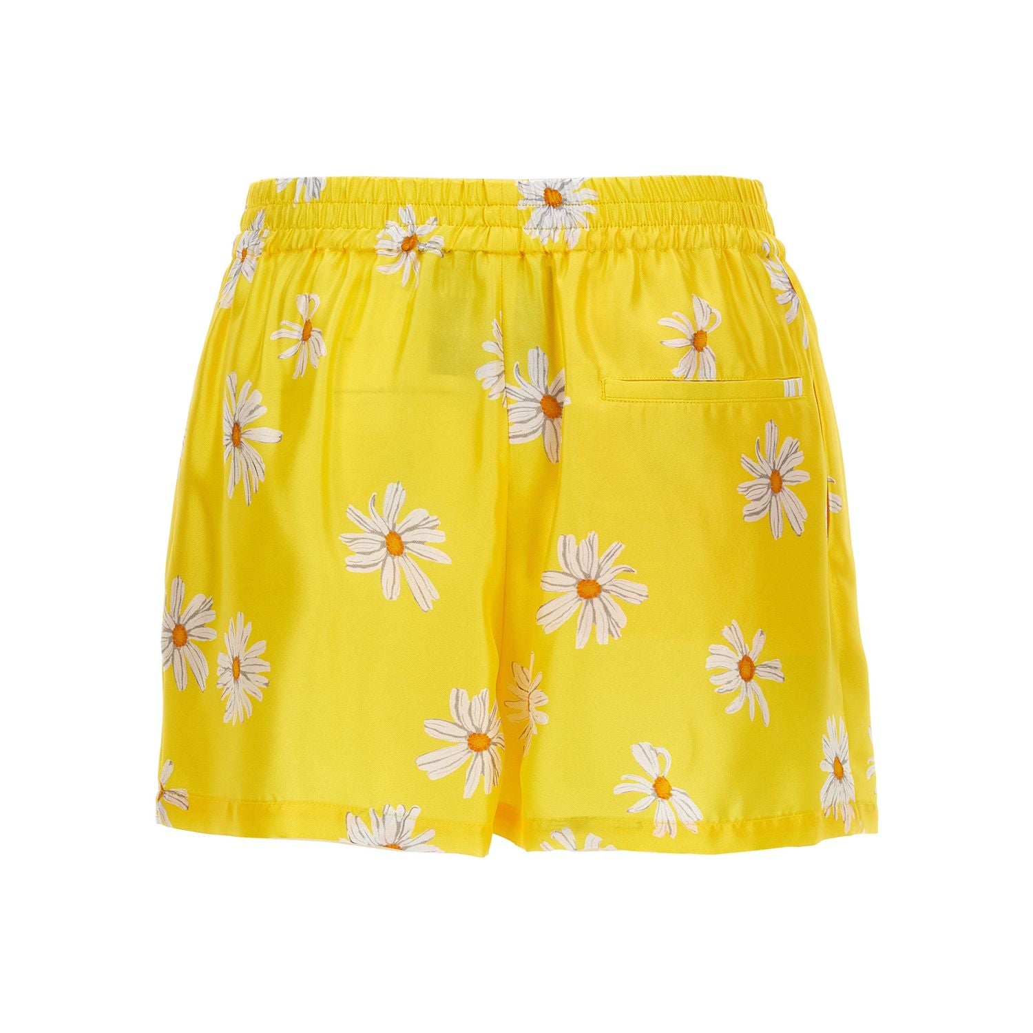 Moschino Bicolor Silk Bermuda Shorts